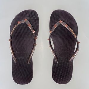 Havaianas Purple Sandals